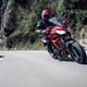 I love how the turn signals are tucked under the brush guards. Yamaha photo
